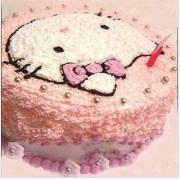 某网友在淘宝订了一个Hello Kitty的蛋糕，杯具了...